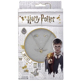 Náhrdelník a náušnice Harry Potter - Zlatonka