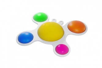 Bubble pops - Praskající bubliny motýl antistresový silikon v sáčku 14x20x3cm