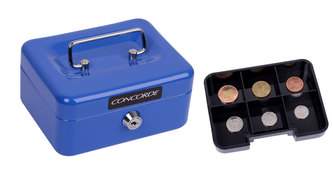 Kovová pokladna CONCORDE 11, modrá