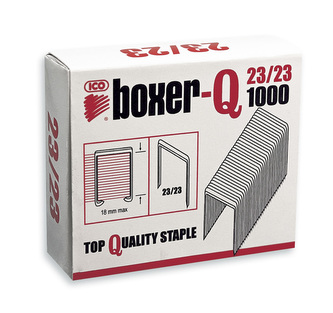 Sešívací spony BOXER-Q 23/23, 1000 ks