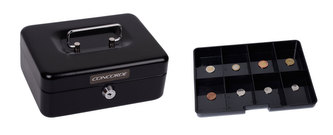 Kovová pokladna CONCORDE 22, černá