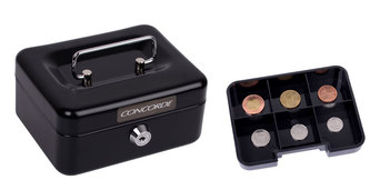 Kovová pokladna CONCORDE 11, černá