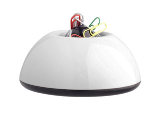 Zásobník na sponky magnetický,  ICO "Lux", bílý