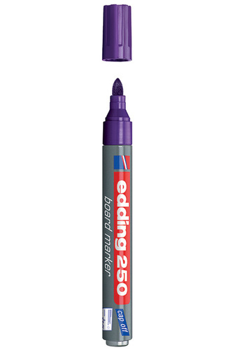 Popisovač EDDING 250 na bílé tabule, fialový