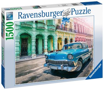 Ravensburger Puzzle - Auta na Kubě 1500 dílků