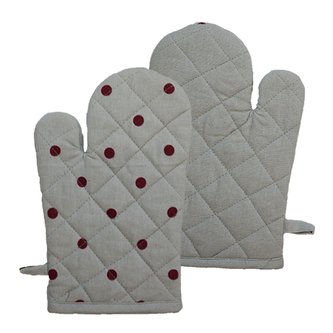 Kuchyňská chňapka s magnetem, šedá