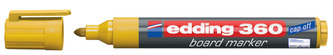 Popisovač EDDING 360 na bílé tabule, žlutý Popisovač EDDING 360 na bílé tabule, žlutý