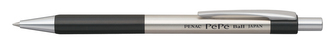 Kuličkové pero "PéPé", černá, 0,7mm, stiskací mechanismus, PENAC