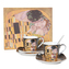 Espresso set – šálky s podšálky a lžičkami - Klimt