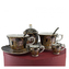 Porcelánový set - šapo sady, mléčenky a cukřenka - Klimt