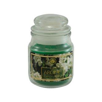 Malá vonná svíčka ve skle, 85g, Jasmín & Patchouli