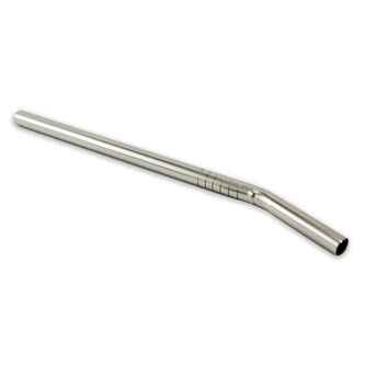 Nerezová brčka (8 mm) 6 ks, s kartáčkem na čištění