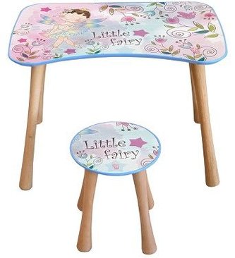 Dětský stolek se stoličkou, 3- 5 let, květinová víla