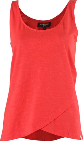 MARINE- dám.singlet - červený - 38