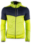 GTS 3015 M S20 - Pánská mikina Waffle Fleece, Bicolour - lime - M