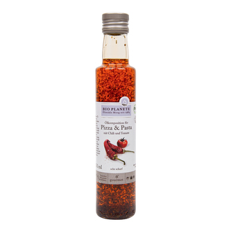 Olej na pizzu a těstoviny s chili a rajčaty 250 ml BIO   BIO PLANET