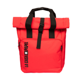 Multifunkční batoh La Casa De Papel|Papírový dům: Bella Ciao! (objem 18 litrů|37 x 40 x 12 cm) červený polyester