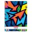 Herlitz - Spirálový blok A4/80 listů, čtvereček, Neon Art