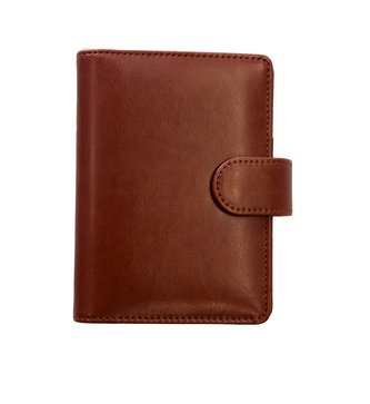 Obal na kroužkový diář a poznámkový blok A6, hnědý