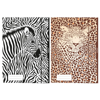 Herlitz - Desky s gumou A3, 3 chlopně, Animal Print