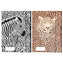 Herlitz - Desky s gumou A3, 3 chlopně, Animal Print