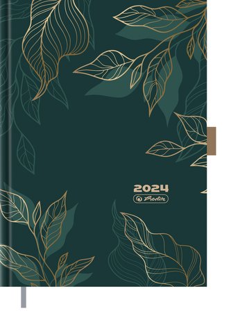 Herlitz - Diář A5 CZ&SK, týdenní modro-zlatý 2022