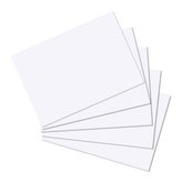 Herlitz - Karty do kartotéky A5, bílé, čisté