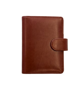 Obal na kroužkový diář a poznámkový blok A7, hnědý Obal na kroužkový diář a poznámkový blok A7, hnědý