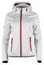 GTS 4013 L S0 - Dámská 3L softshell bunda s kapucí - white - 46