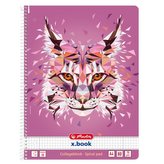 Herlitz - spirálový blok A4/80 listů, čtvereček, Rys