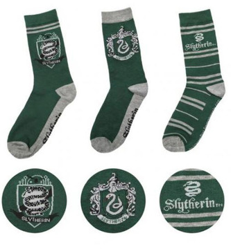 Ponožky HARRY POTTER: Slytherin (EU 35-45 UK 2-10) Ponožky HARRY POTTER: Slytherin (EU 35-45 UK 2-10)