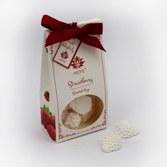 Vonné jíly, 4 ks v krabičce, různé tvary, Strawberry