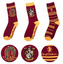 Ponožky HARRY POTTER: Gryffindor - Nebelvír set 3 párů (EU 35-45)