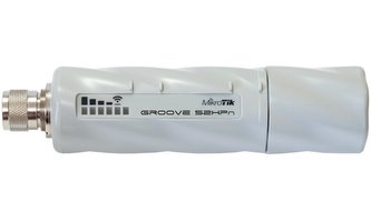 Mikrotik RouterBOARD GrooveA 52HPn/ miniaturní outdoor klient 2,4/5 GHz/ 1x LAN/ L4/ 64MB