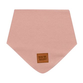 Kojenecký bavlněný šátek na krk New Baby Favorite růžový M - velikost M