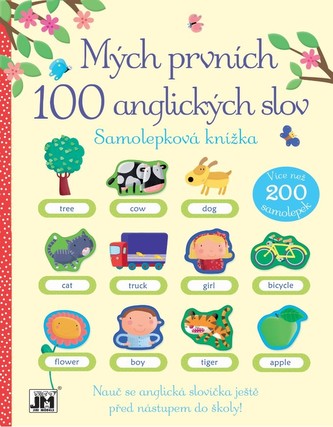 Samolep knížka/ 100 angl slov