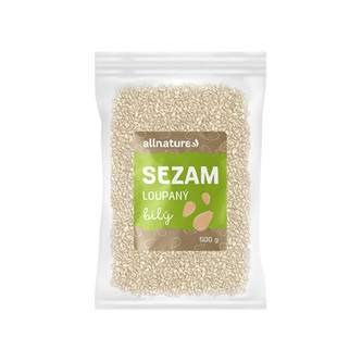 Allnature Sezam bílý loupaný 500 g