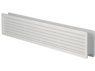 mřížka větrací dveřní PH 500x 90mm BÍ (2ks)