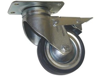 kolečko 125 otočné brzda/80kg