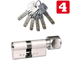 vložka cylindrická 30+35 s knoflíkem 6kl. Ni, 4.třída bezp.RICHTER