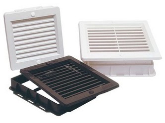 mřížka větrací se síťovinou PH 150x150mm BÍ