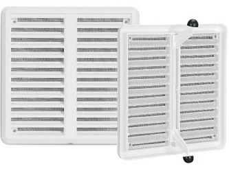 mřížka větrací se síť. stavitelná krytka PH 150x150mm BÍ