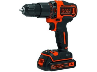 vrtačka Aku 18V Li-Ion, BDCHD18K-QW, B+D