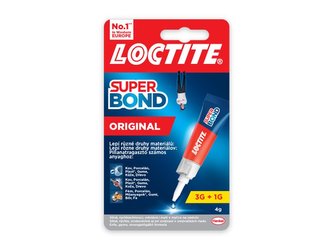 Vteřinové lepidlo "Loctite Super Bond Original", 4 g, HENKEL