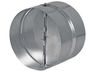 klapka zpětná ZKK 125mm kov.