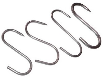 hák řeznický 120/5 nerez (5ks)