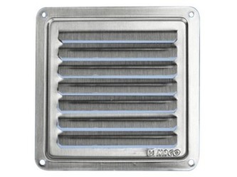mřížka větrací krytka 150x150mm nerez