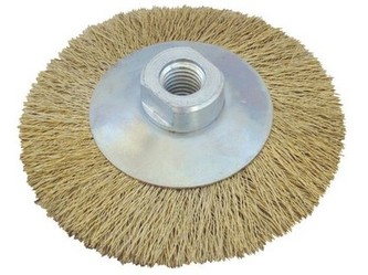 kartáč miskový do úhl.brusky 90/0,3 2ř. drát, M14