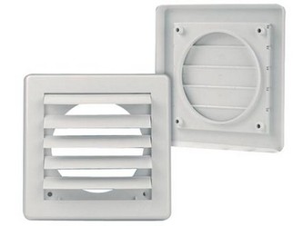 mřížka větrací gravitační PH 150x150/100mm HN