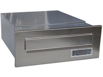 schránka poštovní pro zazdění do sloupku 320-540x250x110mm ŠE+nerez